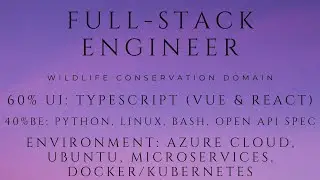 FullStack Engineer 100% remote! TypeScript & Python