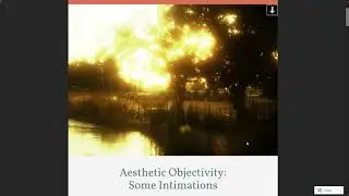 Intimations On The Objectivity of Beauty