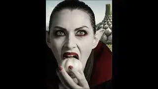 Vampire Eating Garlic#ai #asmr #eatingsounds #garlic