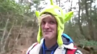 Logan Paul laughing to dead body