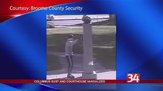 Columbus Statue Vandalized