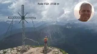 Auf die Rote Fl&uuml;h 2108 m &uuml;ber L&auml;uferspitze u.  Schartschrofen - Juni 2024