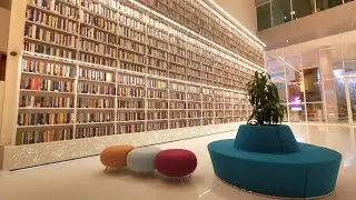 *New*Mohammed bin rashid library || The largest library in UAE 🇦🇪 || 4k        #dubaivlog