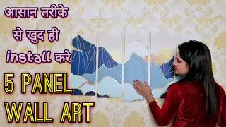 How to - Install 5 panel wall art yourself | Do it yourself - Hang wall art