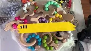 Baby Teething Toys Soft Bpa Free Cartoon Wood Baby Teether Kids Food Grade Silicone Teether