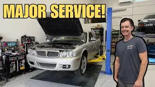 Я полностью перебрал переднюю подвеску своего Jaguar XJ!