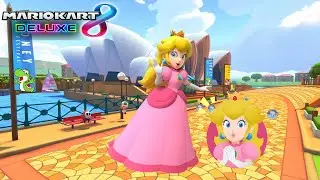 Mario Kart 8 Deluxe - 100cc VS Race - (6 Races) - Peach Gameplay