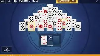 Star Club\Pyramid\Easy I: Clear 15 Queens in 3 deals