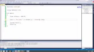 C++/Game Tutorial 2: Variables