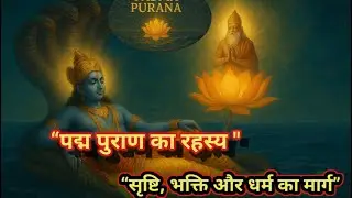“पद्म पुराण का रहस्य — सृष्टि, भक्ति और धर्म का मार्ग