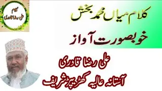 Kalam Mia Muhammad Bakhsh Bay Ali Raza Qadri 12/03/2020