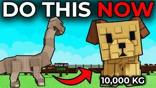 How To Use OP BRONTOSAURUS METHOD to Get HUGE PETS! (Grow a Garden)