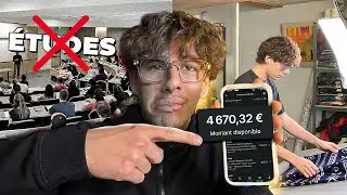 J'arrête les ÉTUDES pour devenir ENTREPRENEUR ! (vlog 24h)