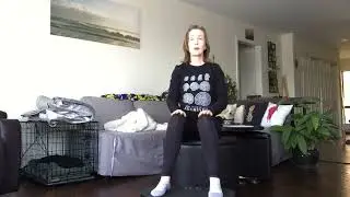 Seated vibration plate lymphatic + yoga - 12 minute practice with lymphatic massage therapist