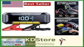 8000A Portable Car Jump Starter & Power Bank with Flashlight eBay