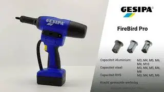 Gesipa FireBird Pro accu blindklinkmoertang M3-M10