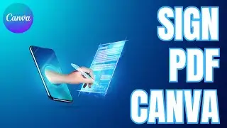 How to ✍️ SIGN a PDF doc on Canva