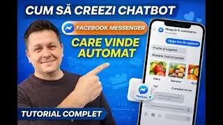 Cum să creezi un chatbot Facebook Messenger care vinde automat | Tutorial complet PipeStrike