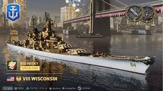 USS Wisconsin is my comfort ship #wowslegends