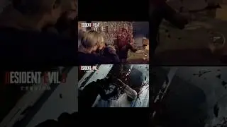 RE4 Remake Leon VS RE9 Leon 😳 The Evolution Is CRAZY #residentevil9 #residentevil4remake #shorts