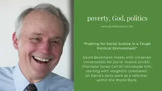 Reverend David Beckmann to Unitarian Universalists for Social Justice (UUSJ)