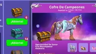 Opening 6 champ chests//horse riding tales