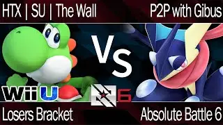 AB6 Smash 4 - HTX | SU | The Wall (Yoshi) vs P2P with Gibus (Greninja) - Losers Bracket