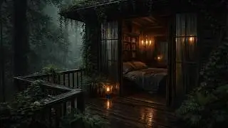Rain Sounds for Sleeping 💤 Soft Night Rain Sounds for Rest | Forest Ambience, Relax, Deep Sleep