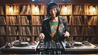 Vinyl DJ Mixing: Classic EDM Technique 💿  #Vinyl #Turntablism #RealDJ