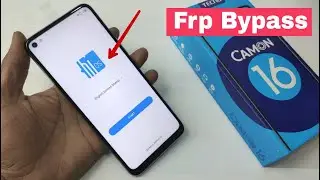 Tecno Camon 16 Frp Bypass Android 10 2021 / Reset Google Account Without Pc | No APK Instoll | No Pc