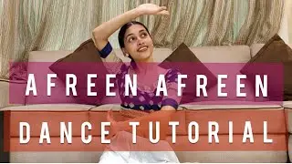 Afreen Afreen | Dance Tutorial | Semi-classical × Whacking | Anvi Shetty Tutorial | Sitting Dance