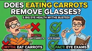 Does Eating Carrots Remove Glasses? 5 Big Eye Health Myths Busted