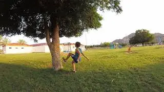Amazing 11 year old yousinco doing stunts