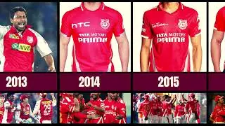 Punjab Kings team ipl jerseys 2008 - 2025 - pbks jersey in 2024 ipl