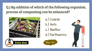 Quiz question on composting | General Knowledge quiz | Daily Quiz: day - 84 | Mudgal Baba
