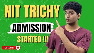 NIT TRICHY ADMISSION BROCHURE OUT !!!! 😱| | NCET-2025 | |