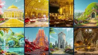 Zodiac Academy Daytime World Tour 🌙 | Fantasy Academy Ambience