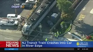 Car Struck By NJ TRANSIT Train In River Edge; 2 Injured