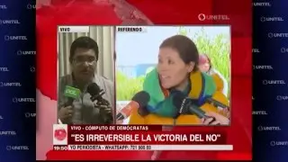 Dem&oacute;cratas aseguran que es &ldquo;irreversible la victoria del No&rdquo;
