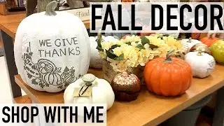 SHOP WITH ME FOR FALL DECOR | TJMAXX | FALL 2017