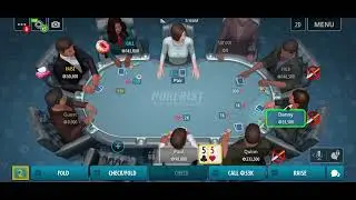 Pokerist: Having some fun at the 3D Poker table.