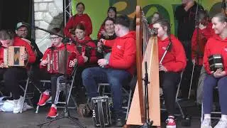 Music Generation Tipperary perform on the Band Stage in St Patrick's Festival Quarter 2023