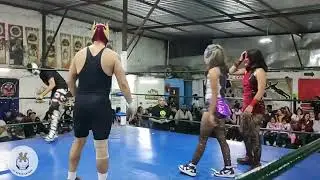 Lucha 🤼&zwj;♀️ de exhibici&oacute;n de los alumnos del #gymolimpo con #RevelacionLuchaLibreIztapalapa