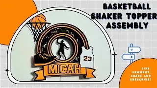 Basketball shaker cake topper Assembly video