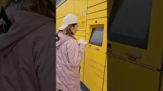 How to claim your package at DHL station in Germany short video tutorial super easy. #dhlexpress