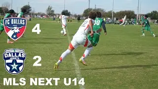 FC Dallas U14 vs Dallas Hornets 4-2 | MLS Next Highlights #FCDallas #mlsnext #YouthSoccer