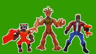 Marvel Super Hero Mashers Guardians of the Galaxy - Rocket Raccoon - Groot - Star Lord