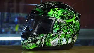 Icon Airmada Shadow Warrior Full Face Motorcycle Helmet Review