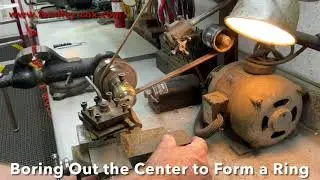 Miniature Mainspring Barrel Gear for a Clock or Watch
