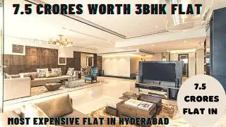 7.5 Crores 3BHK flat Tour in Hyderabad | Most expensive Flat in Hyderabad |  My Home Bhooja
